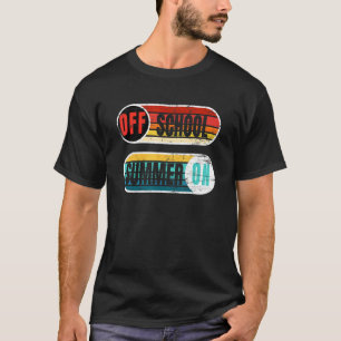 Camiseta Fuera De La Escuela En Verano Feliz El Último Día 