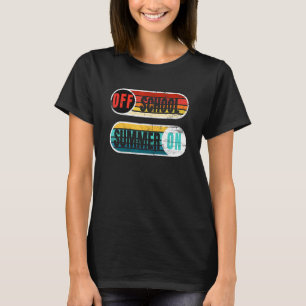 Camiseta Fuera De La Escuela En Verano Feliz El Último Día