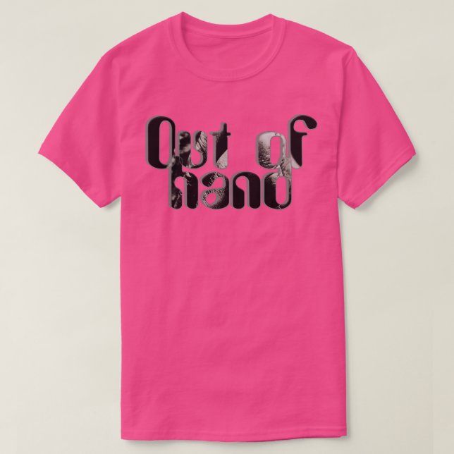 Camiseta Fuera de la mano (Diseño del anverso)