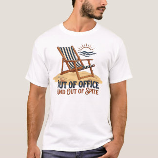 Camiseta Fuera de la Oficina y por Despecho - Vintage Retro