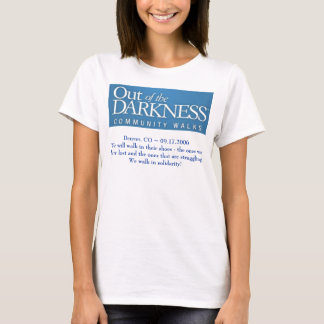 Camiseta Fuera de la prevención del suicidio del ~ del
