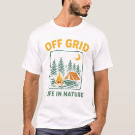 Camiseta Fuera de la Red – Vida en la Naturaleza