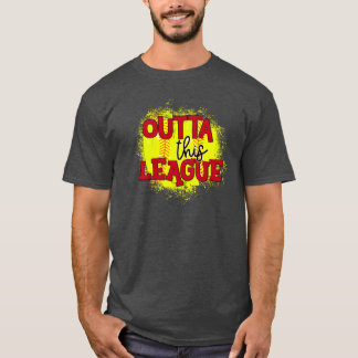 Camiseta Fuera de las ligas de chico amante de los deportes