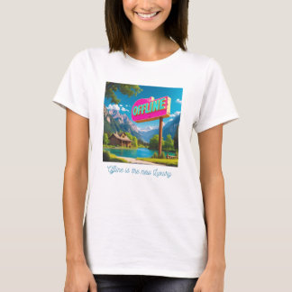 Camiseta Fuera de línea es el nuevo lujo