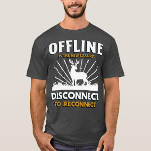 Camiseta Fuera De Línea Es La Nueva Desconexión De Lujo A R