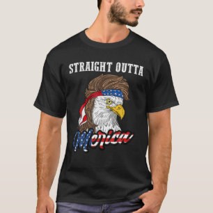 Camiseta Fuera de Merica Mullet Eagle Funny Patriot 4