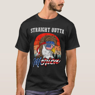Camiseta Fuera de Merica Mullet Eagle Funny Patriot 4