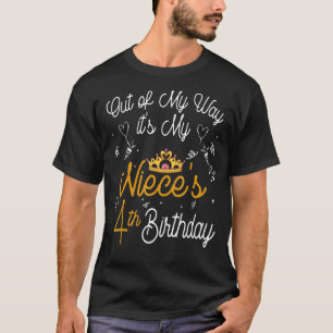 Camiseta Fuera de mi camino es el cuarto cumpleaños de mi s