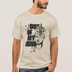 Camiseta Fuera de mi mente - Tee de arte de exploración esp