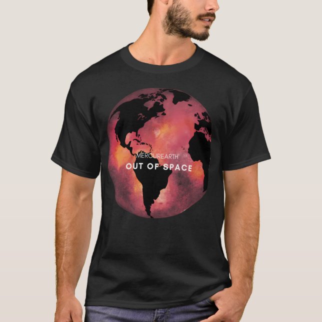 Camiseta Fuera del espacio... Mercurearth Mercury And Earth (Anverso)