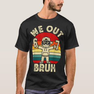 Camiseta Fuera hermano 67 último día de escuela niños chico