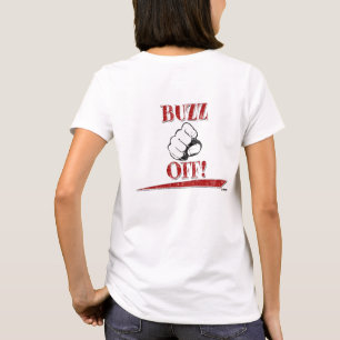 Camiseta ¡Fuera! Rojo - espalda