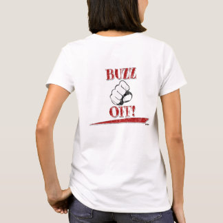 Camiseta ¡Fuera! Rojo - espalda