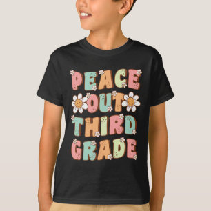 Camiseta Fuera Tercer Grado Cute Groovy Último Día De Terce