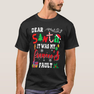 Camiseta Fueron los Navidades culpables de mi novia Santa H