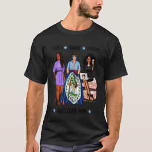 Camiseta Fuerte abuela negra afrobeliceña Nan Nanny Beliz
