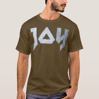 Camiseta Fuerte alegría metalizado