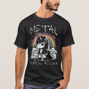 Camiseta Fuerte arco iris Metalizado Reverbio Kawaii Anime