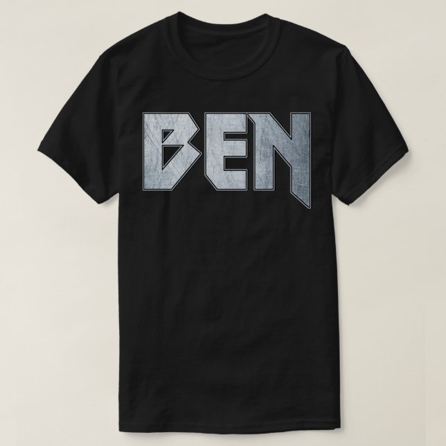 Camiseta Fuerte Ben metalizado (Diseño del anverso)