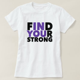 Camiseta Fuerte cita motivacional