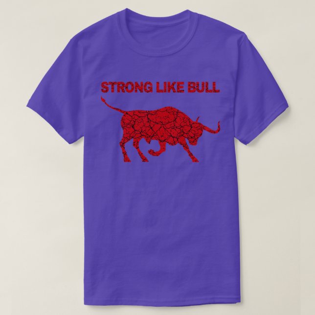 Camiseta Fuerte como el toro 1 (Diseño del anverso)