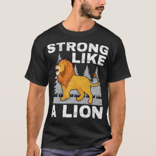 Camiseta Fuerte Como Un Animal De Vida Salvaje Safari Enamo