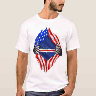 Camiseta fuerte de América del Cabo Verde