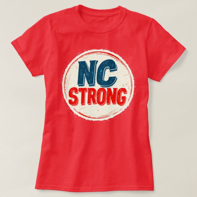 Camiseta Fuerte de Carolina del Norte (Diseño del anverso)