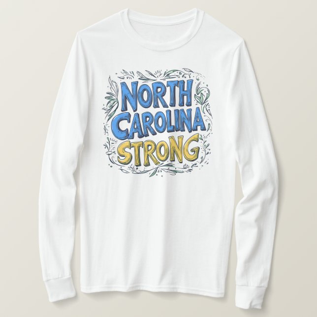 Camiseta Fuerte de Carolina del Norte (Anverso del diseño)