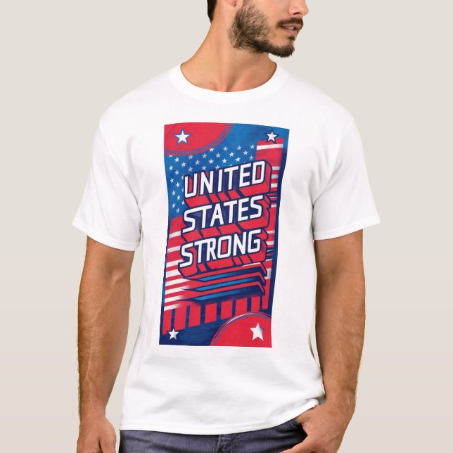 Camiseta fuerte de Estados Unidos (Anverso)