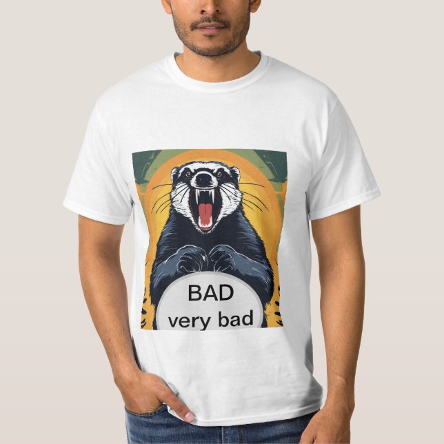 Camiseta fuerte de Honey Badger (Anverso)