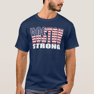 Camiseta FUERTE de la bandera de BOSTON los