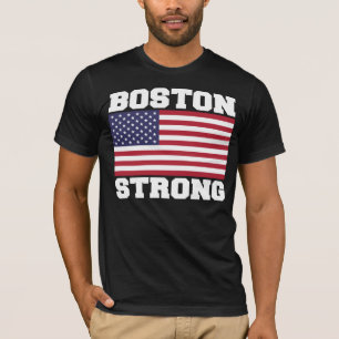 Camiseta FUERTE de la bandera de BOSTON los