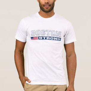 Camiseta FUERTE de la bandera de BOSTON los