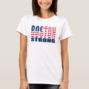 Camiseta FUERTE de la bandera de BOSTON los