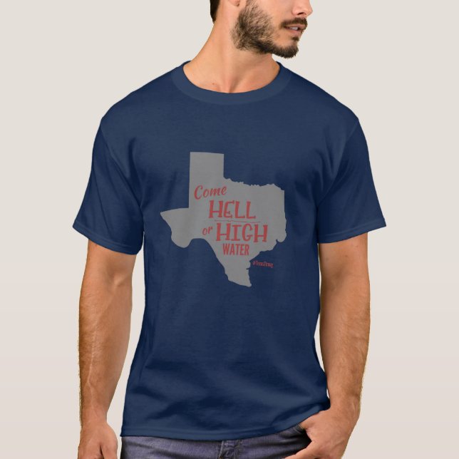 Camiseta fuerte de los #Texas del infierno o del (Anverso)
