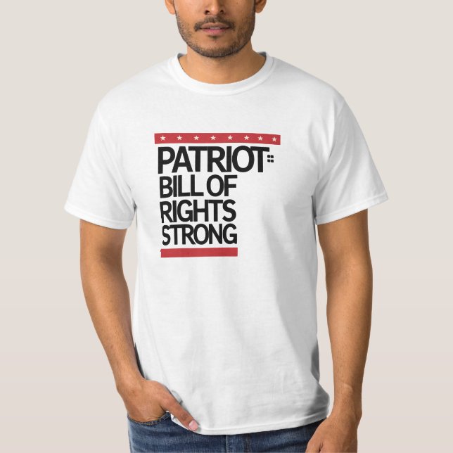Camiseta fuerte de Patriot Bill - Estados Unidos (Anverso)