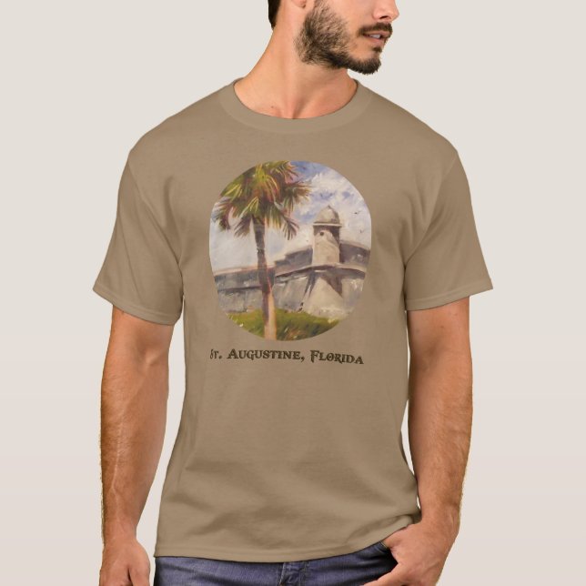 Camiseta Fuerte de San Agustín - Castillo de san Marcos (Anverso)