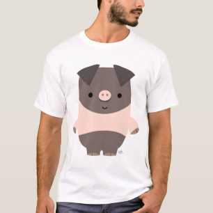 Camiseta fuerte del personalizado del cerdo del