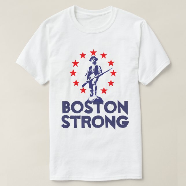 Camiseta Fuerte en Boston (Diseño del anverso)