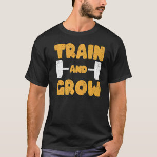 Camiseta Fuerte Entrenamiento Y Crecimiento De La Construcc