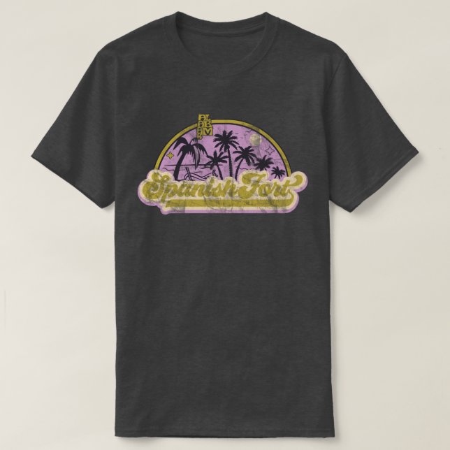 Camiseta Fuerte Español, Alabama (Diseño del anverso)