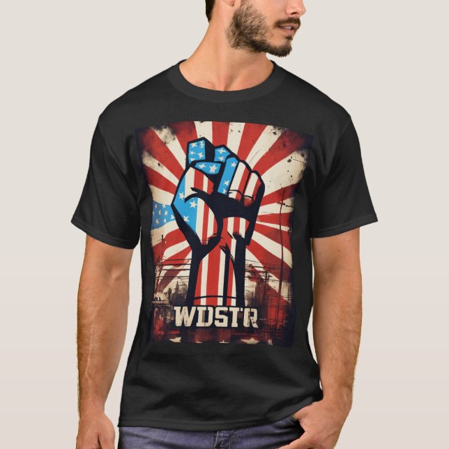 Camiseta fuerte 🇸 Estados Unidos - Negrita, Patri (Anverso)