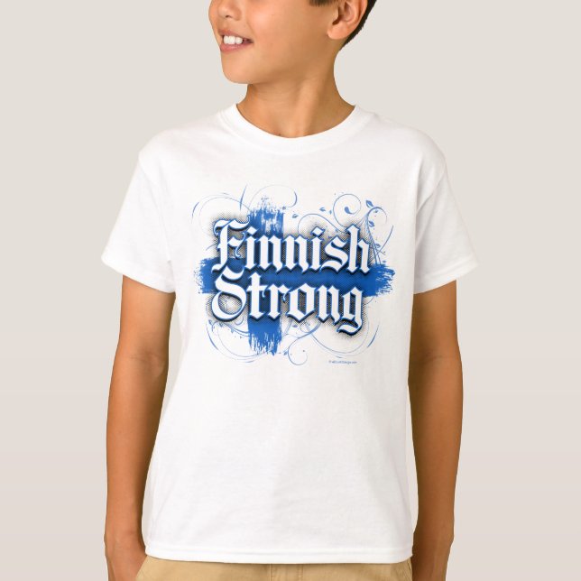 Camiseta Fuerte finlandés (Finlandia) (Anverso)