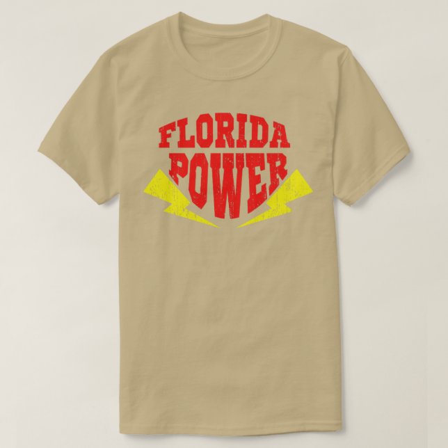Camiseta Fuerte Florida Power1 (Diseño del anverso)