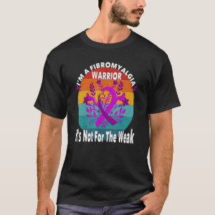 Camiseta Fuerte guerrero de Fibromialgia Cita Fibromialgia 