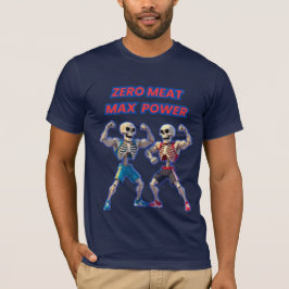 Camiseta Fuerte hasta el hueso – Diseño divertido de múscul