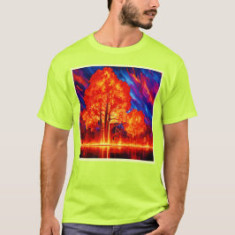 Camiseta Fuerte incendio forestal en colores vivos