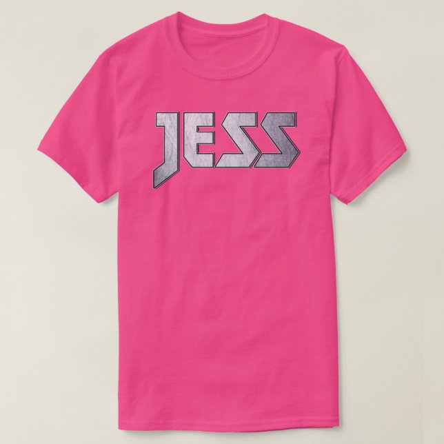 Camiseta Fuerte Jess metalizado (Diseño del anverso)