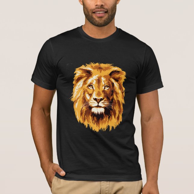 Camiseta fuerte león de T-Shirt (Anverso)